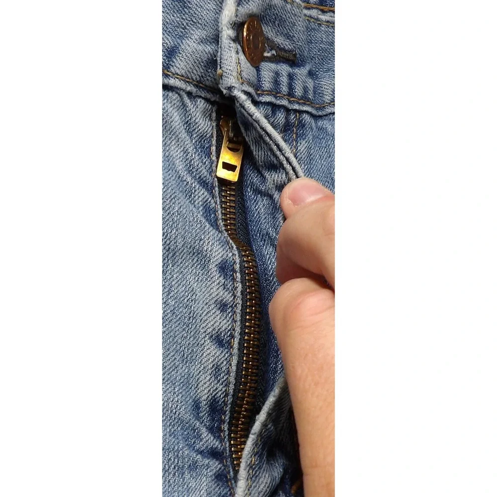 Levis 569 Loose Straight Jeans Men 36x32 Light Wash Denim Skater Baggy Blue Work